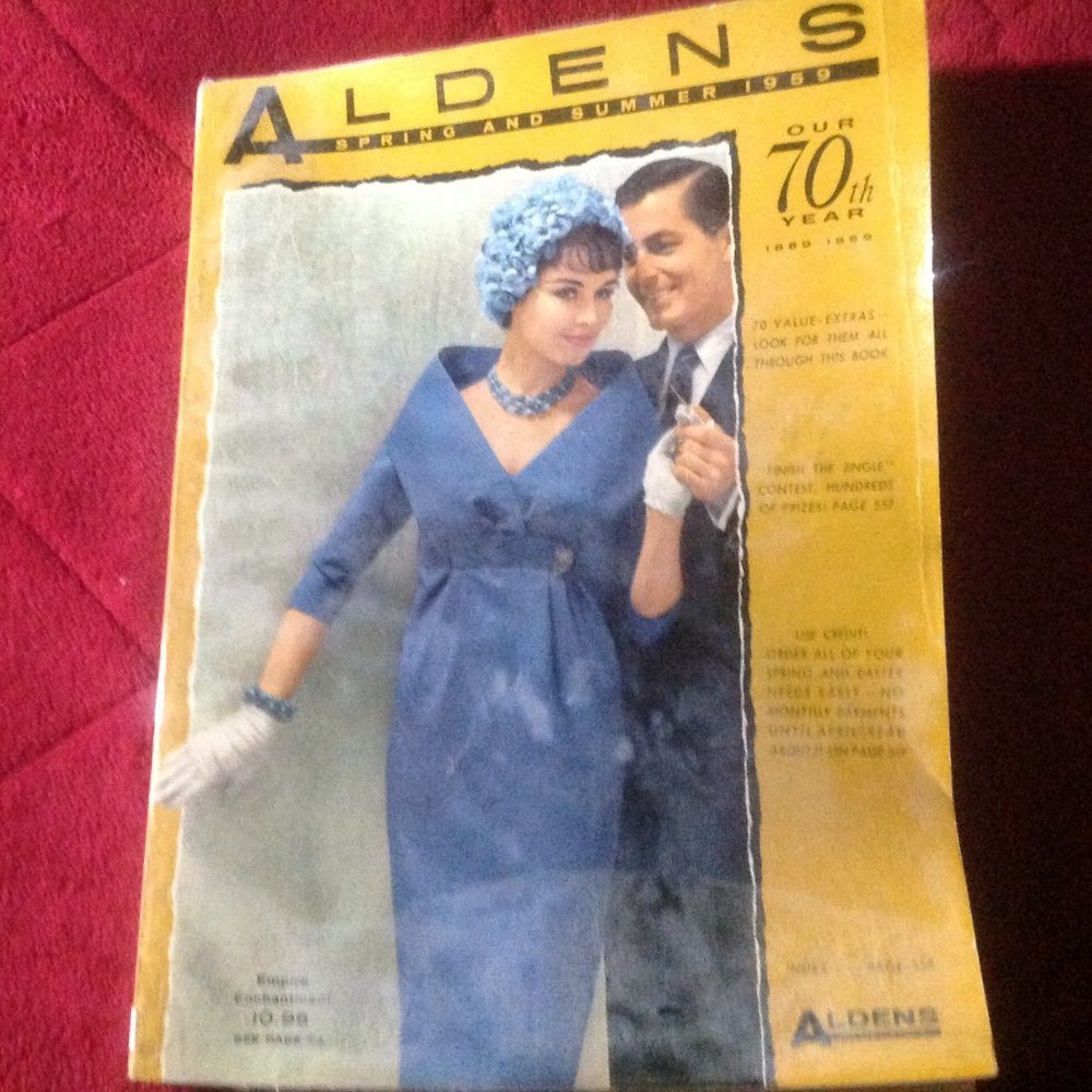 Vintage 1959 Aldens Spring And Summer Catalog